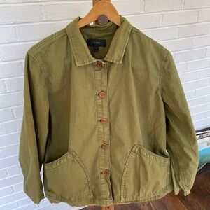 J. Crew Army Green Chore Coat